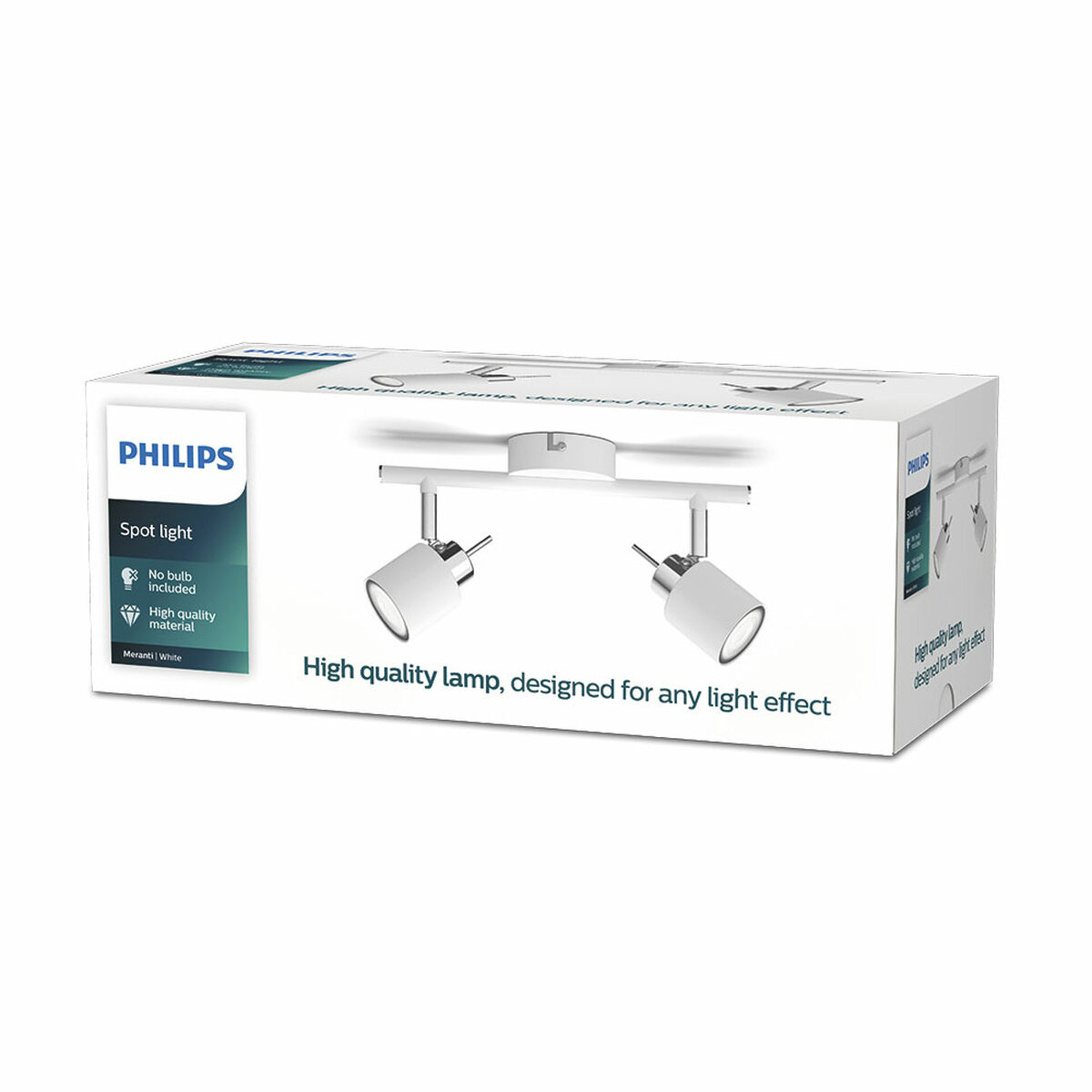Spotlight Philips meranti Vit GU10 (2 antal) - 2