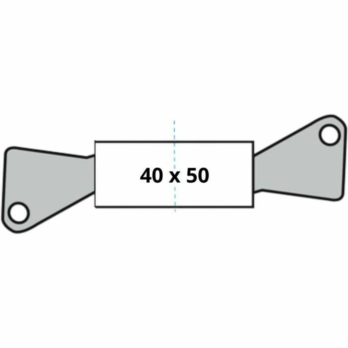 Säkerhetscylinder Yale 40 x 50 mm Mässing - 3