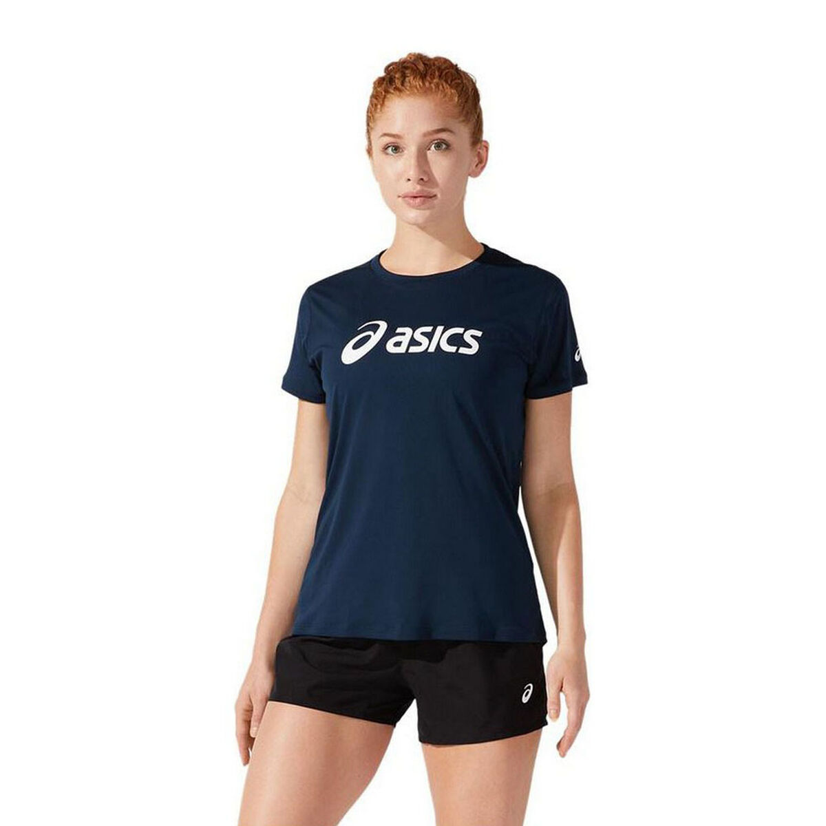 T-shirt med kortärm Dam Asics Core Marinblå - 5