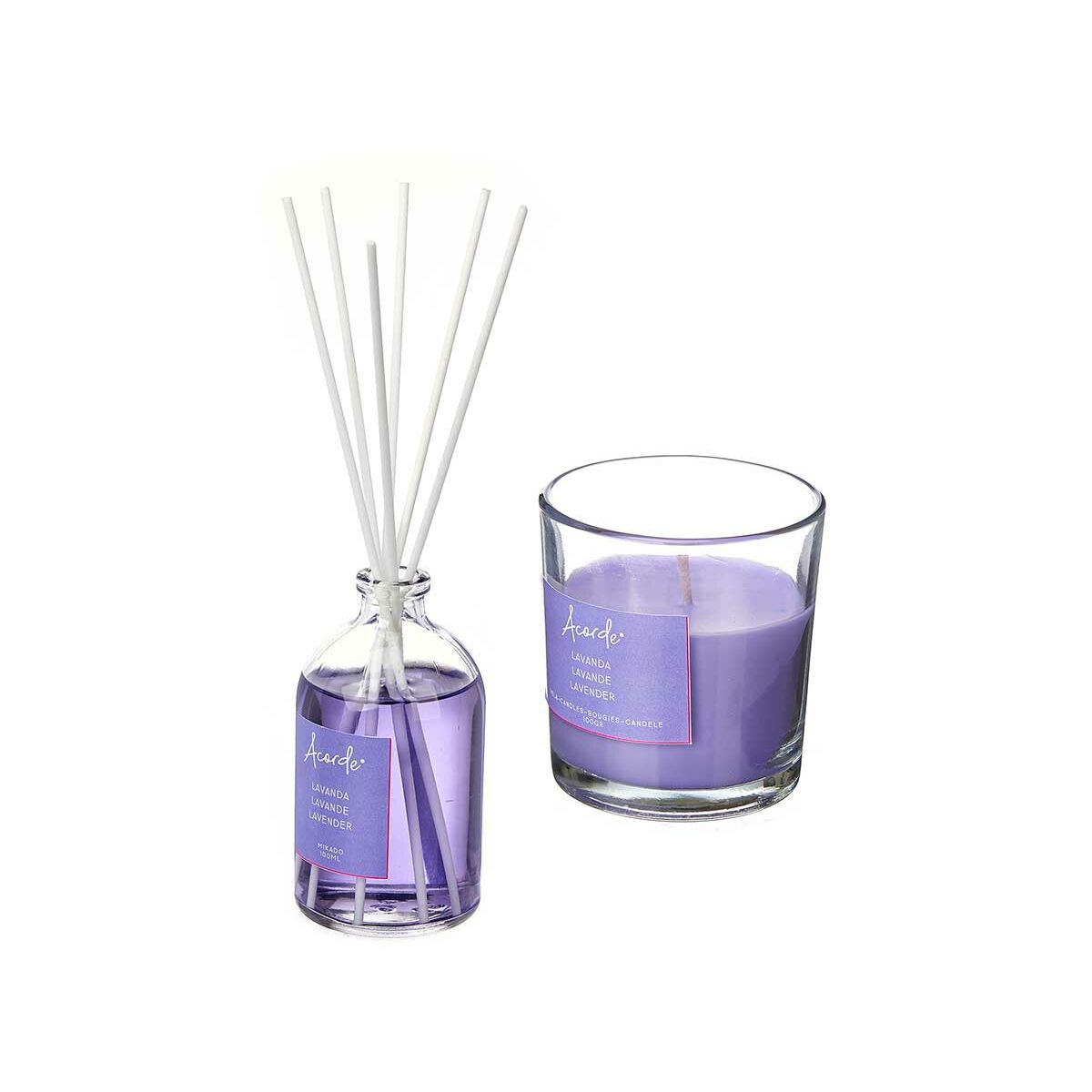 Set med luftfräschare Acorde Lavendel 100 ml (6 antal) - 4