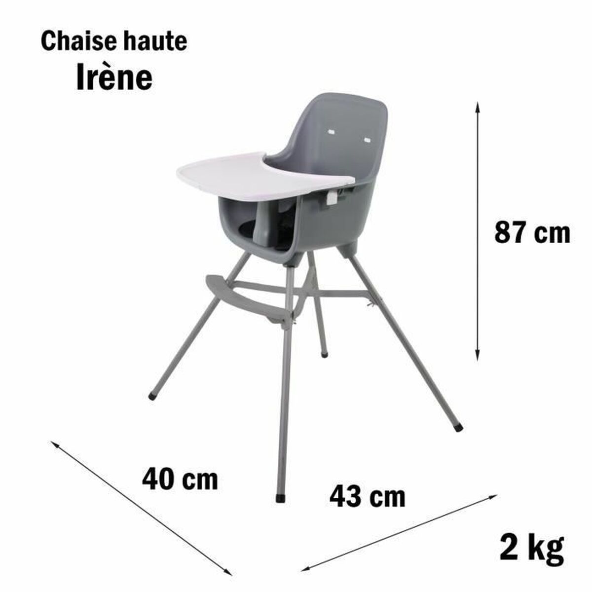 Child's Chair Nania Irene 728 Grå - 5