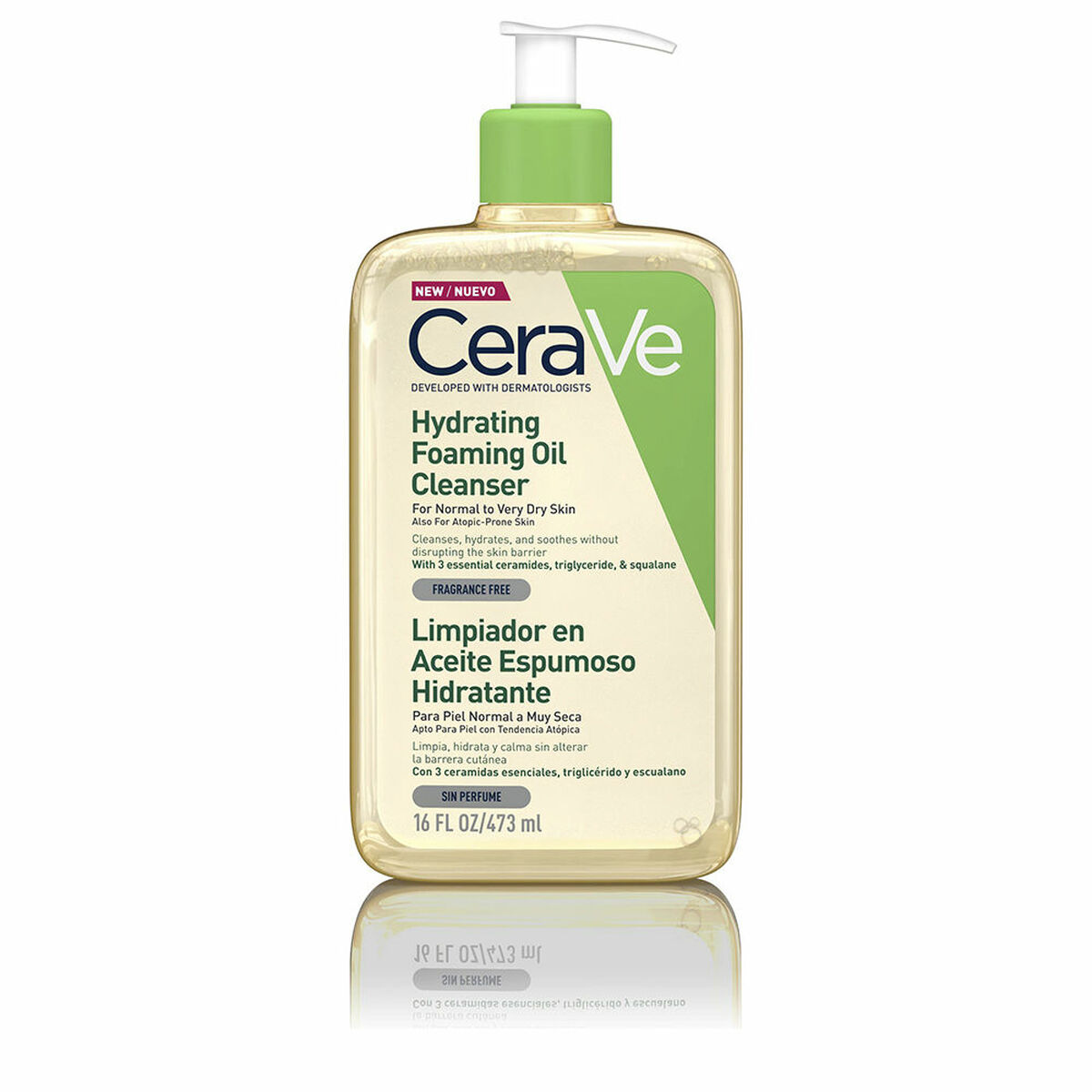 Återfuktande olja CeraVe Hydrating Skum rengörare