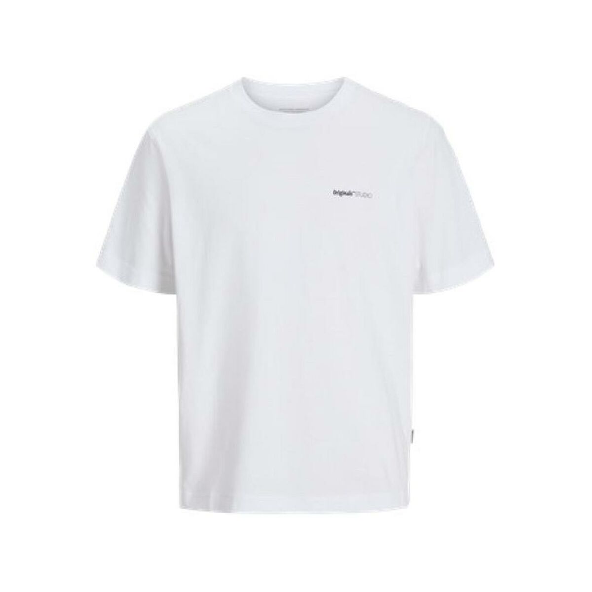 T-shirt med kortärm Herr Jack & Jones JORVARENNA PAINTED BACK TEE Vit