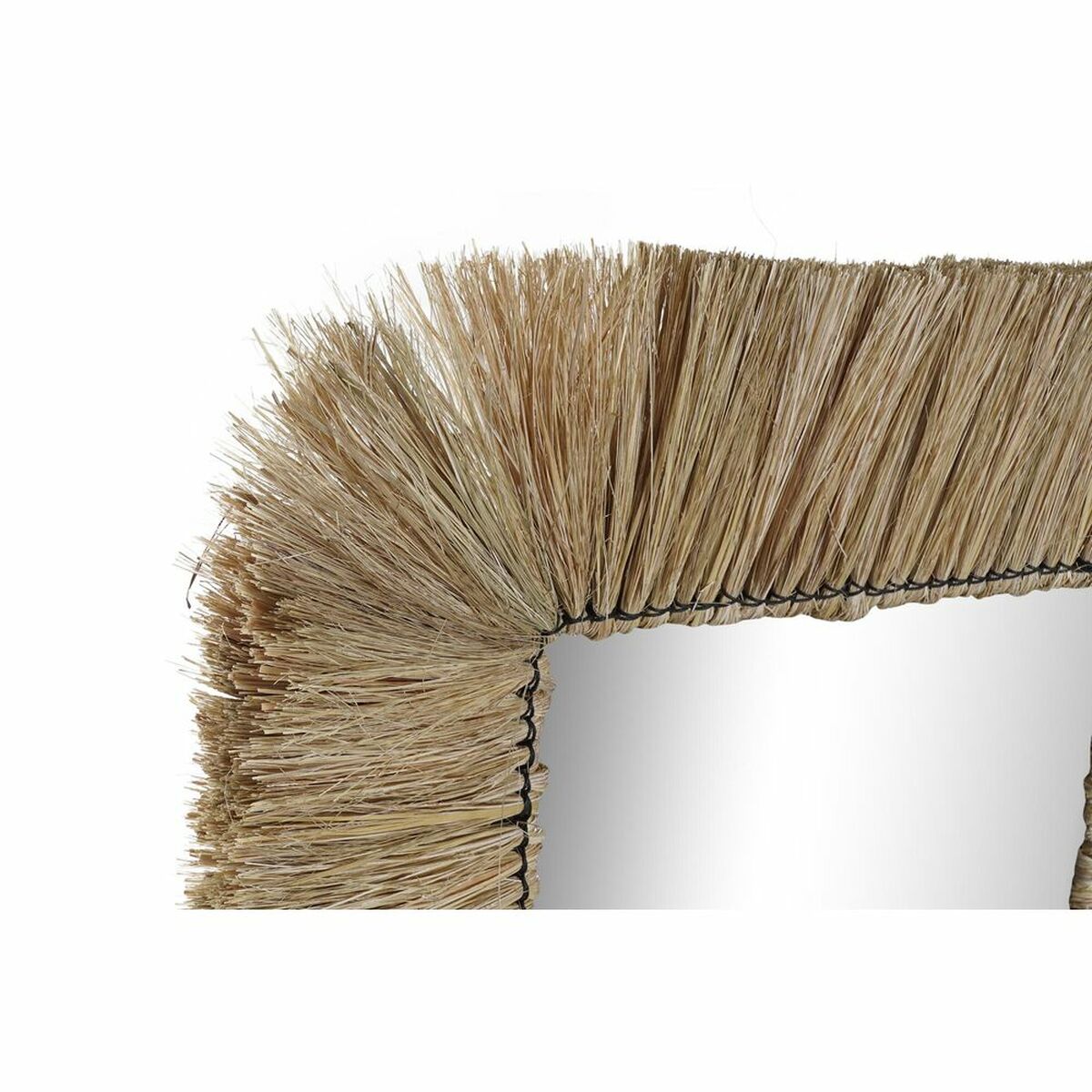Väggspegel DKD Home Decor Naturell Bali 55 x 3 x 55 cm (55 Delar) - 9