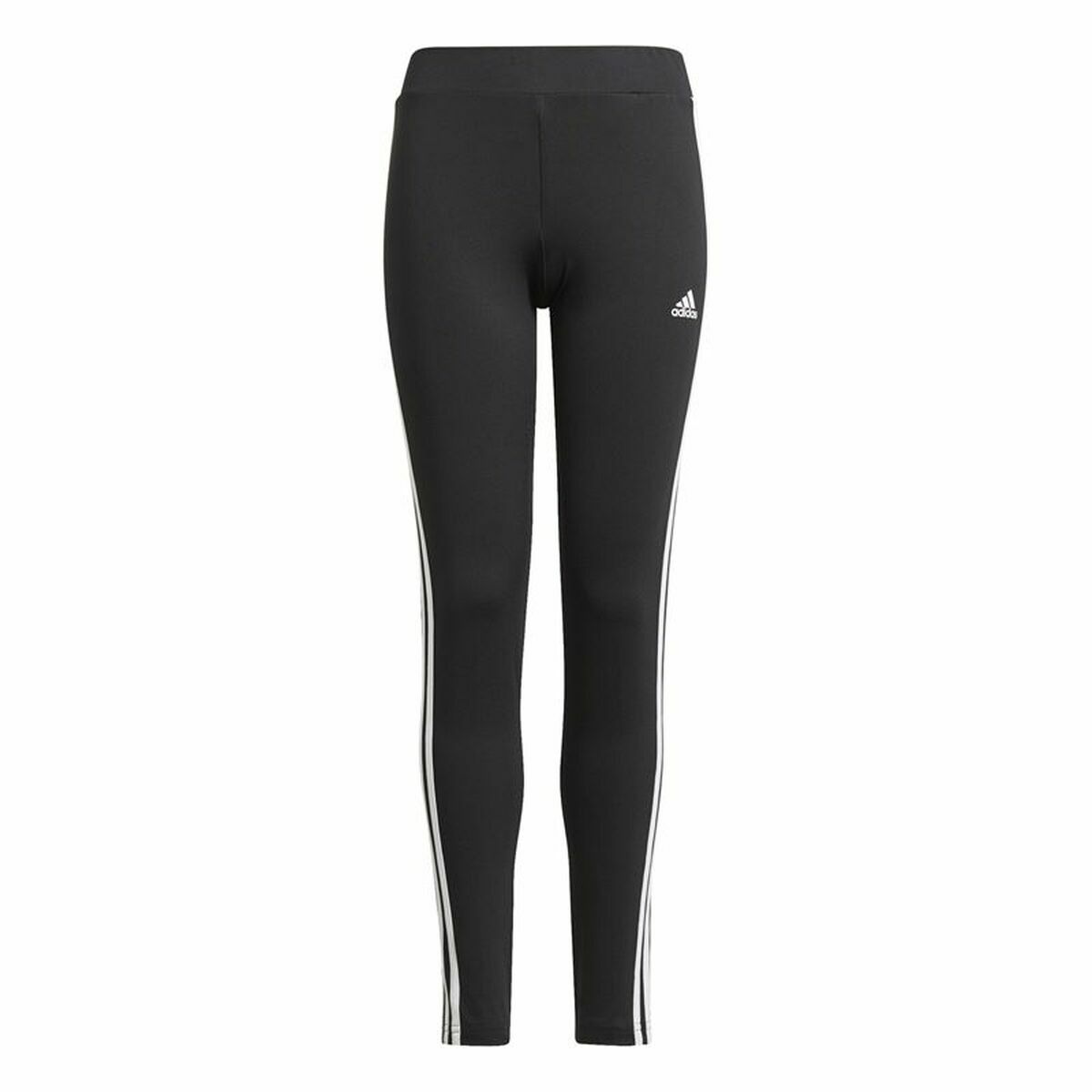 Sport-leggings, Barn Adidas Design 2 Move 3 Stripes Svart - 5