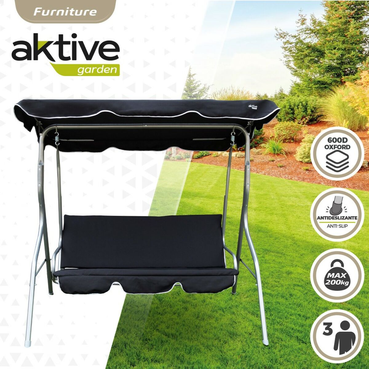 Gungstol/Gunga Aktive 180 x 161 x 107 cm - 6