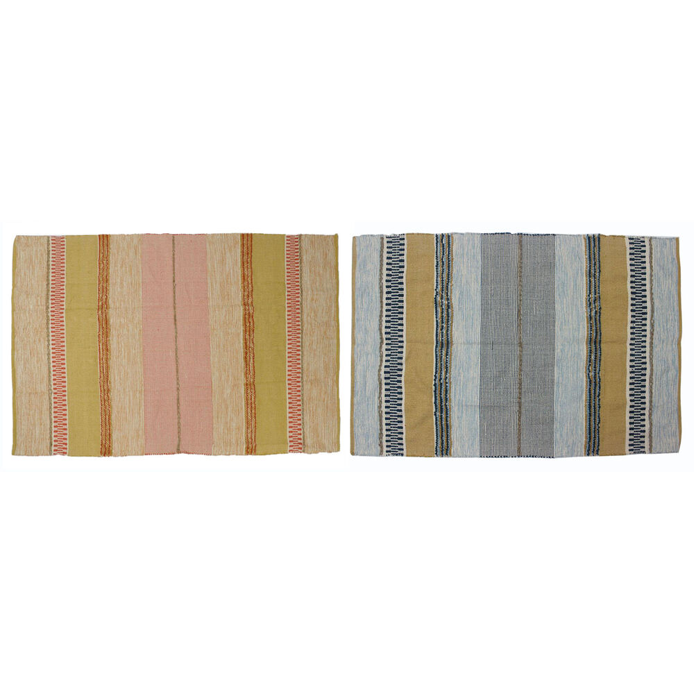 Matta DKD Home Decor Polyester Multicolour Modern 120 x 180 x 1 cm (2 antal)
