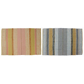 Matta DKD Home Decor Polyester Multicolour Modern 120 x 180 x 1 cm (2 antal)