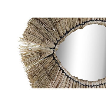 Väggspegel DKD Home Decor Naturell Bali 54 x 3 x 34 cm