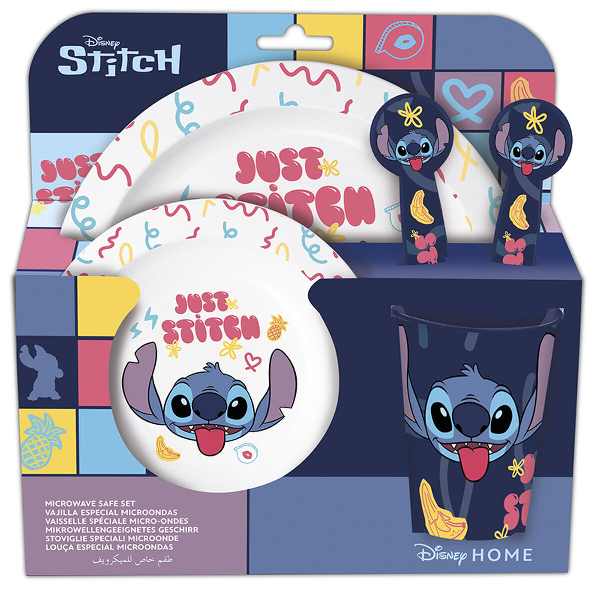 Barnservis set Stitch Sweet Barn (5 Delar)