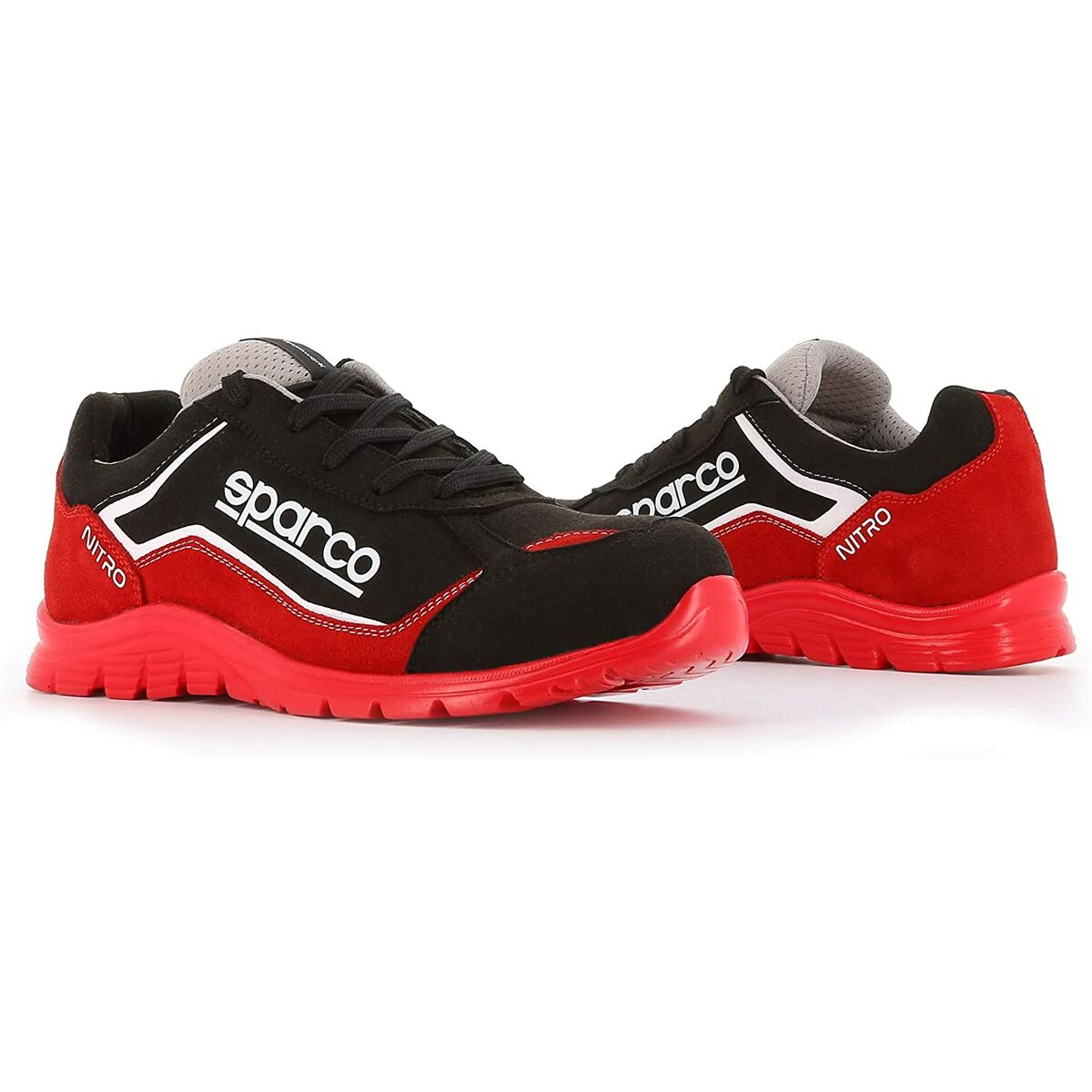 Skyddssko Sparco Nitro Marcus (44) Svart Röd - 7