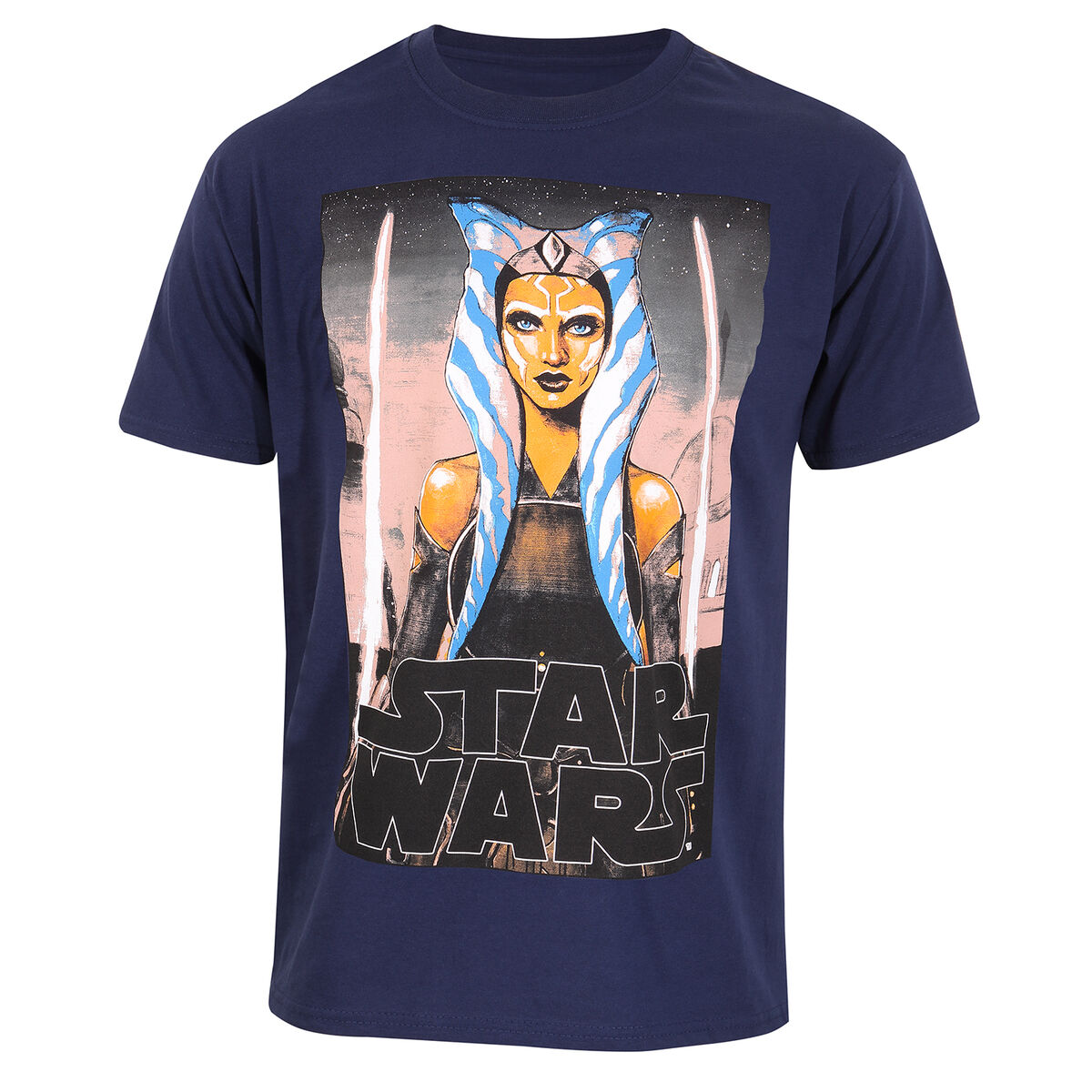 T-shirt med kortärm Star Wars White Blades Blå Unisex - 4