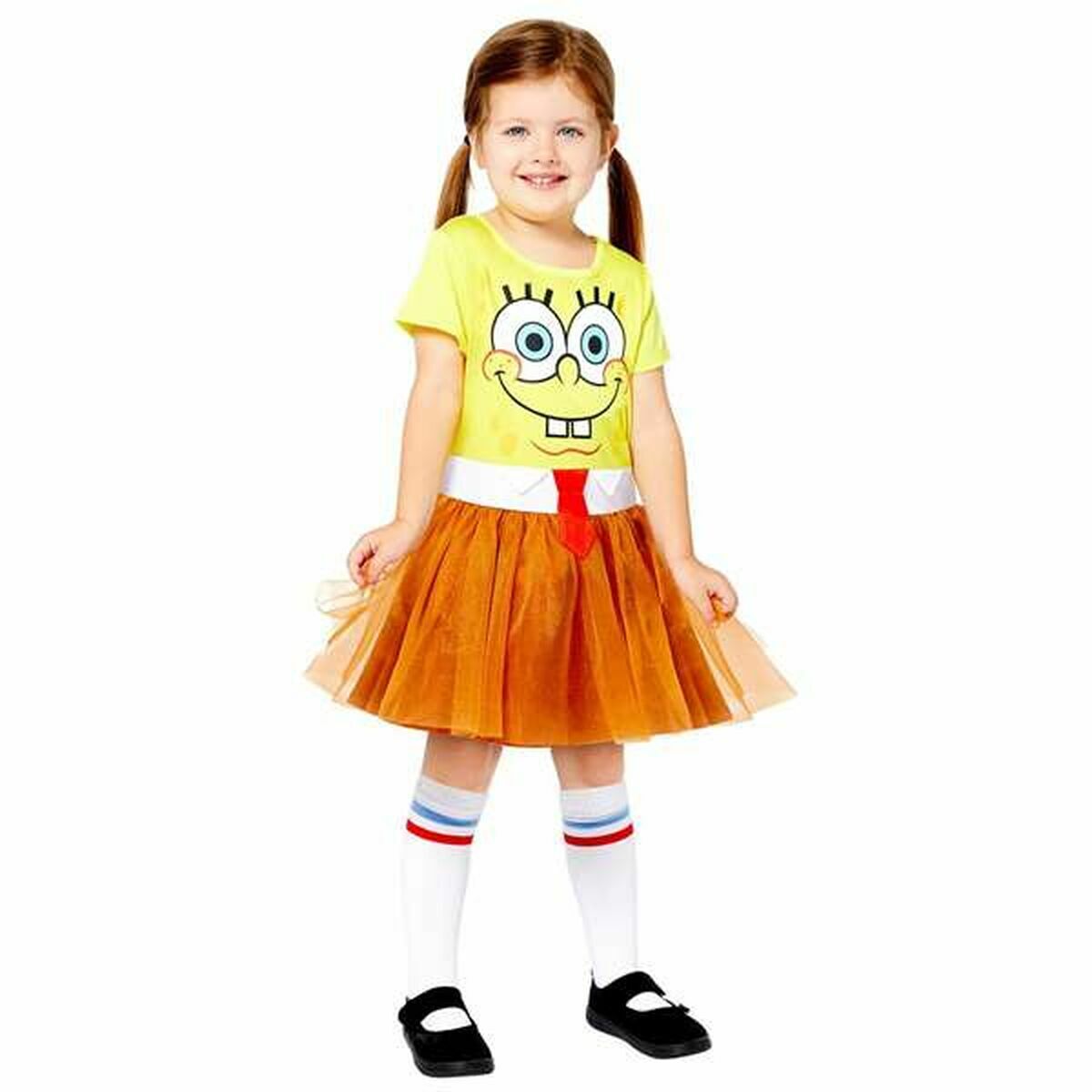 Maskeraddräkt för barn Spongebob 2 Delar - 5