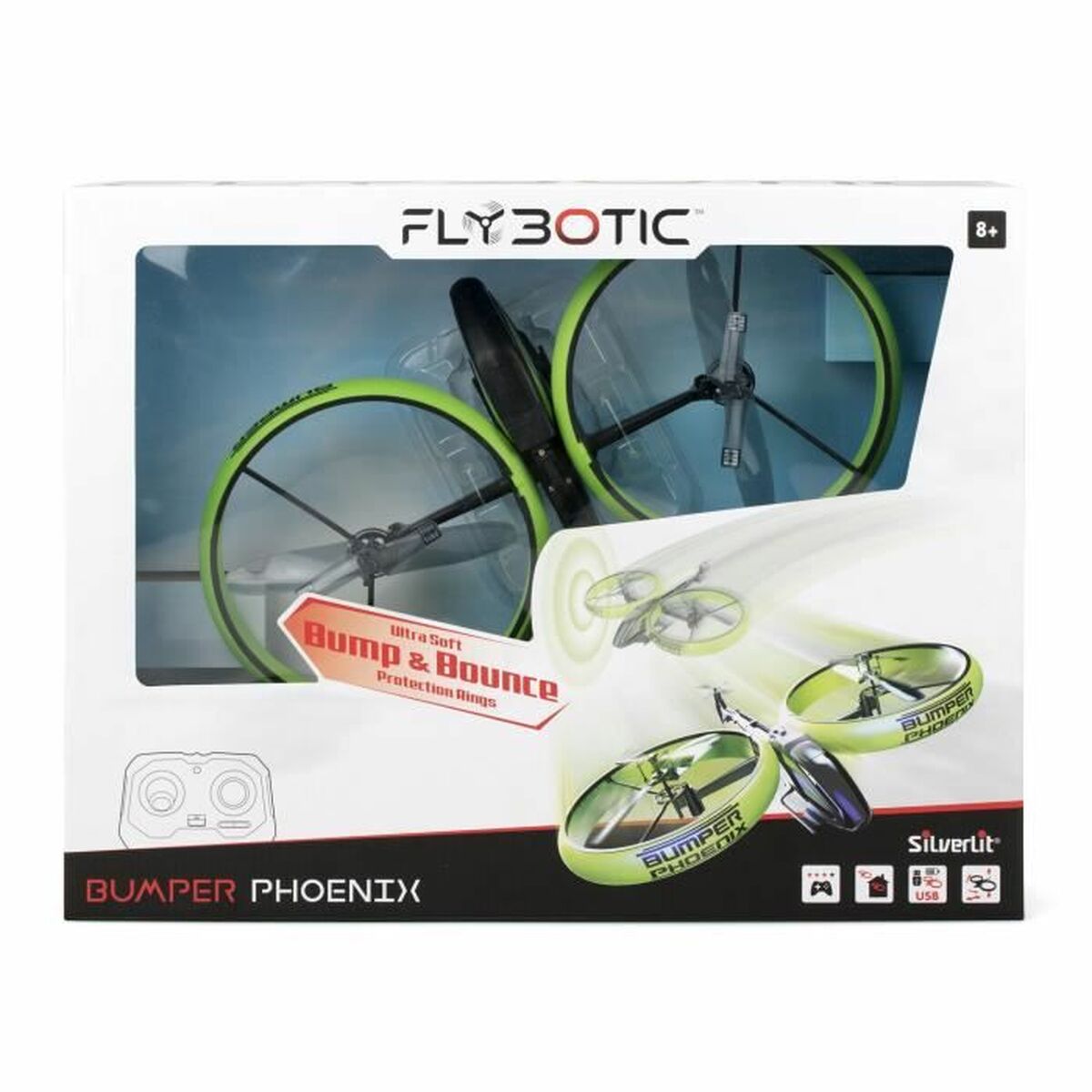 Fjärrkontroll Helikopter Flybotic SL84814 - 12