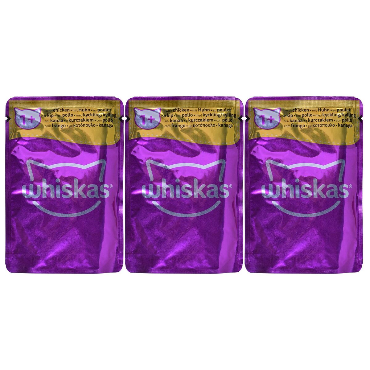 Kattmat Whiskas Classic Meals Kyckling Kalvkött Lamm Fåglar 12 x 85 g - 13