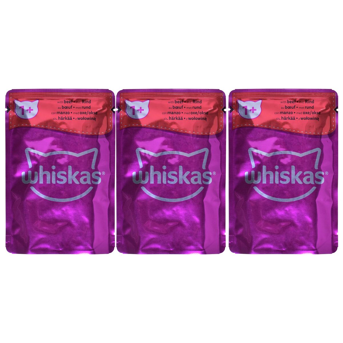 Kattmat Whiskas Classic Meals Kyckling Kalvkött Lamm Fåglar 12 x 85 g - 7