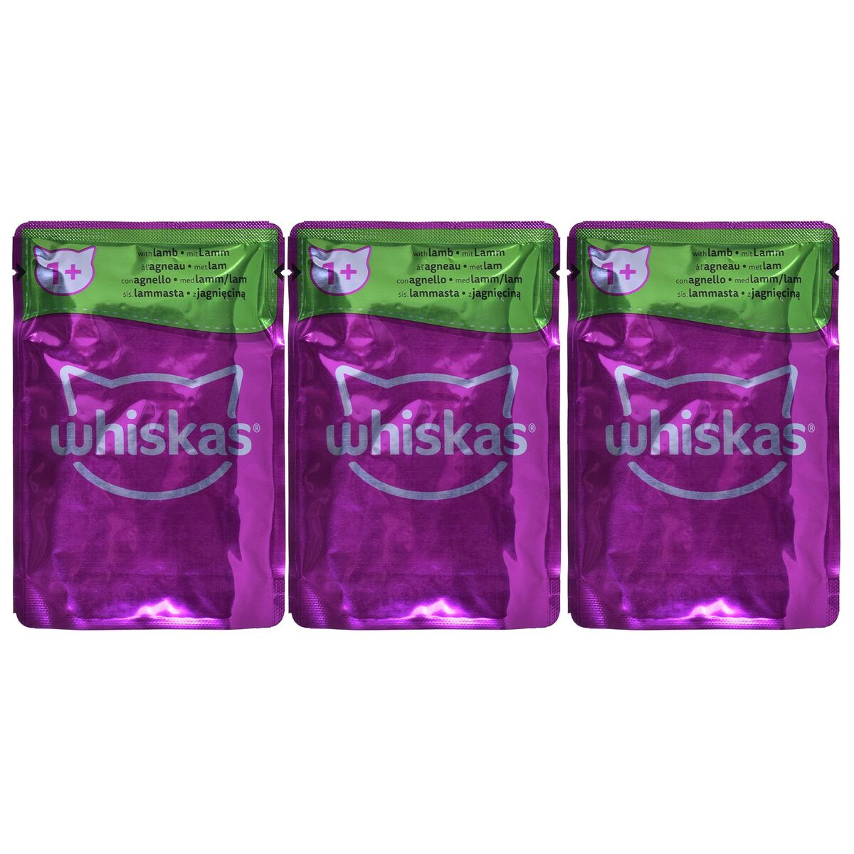 Kattmat Whiskas Classic Meals Kyckling Kalvkött Lamm Fåglar 12 x 85 g - 3