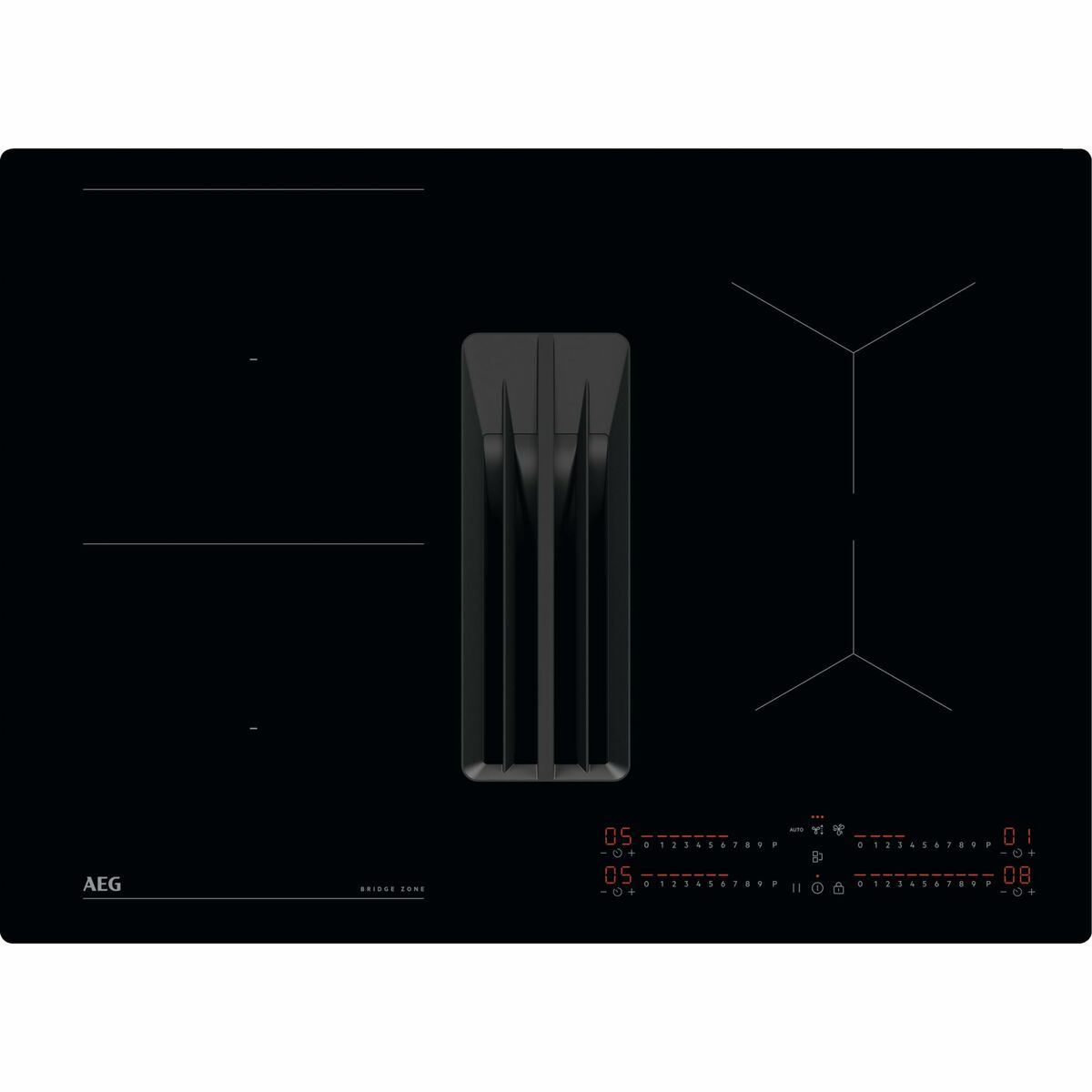 Induktionshäll Electrolux TCH74B01FB 71 cm 3200 W 7350 W