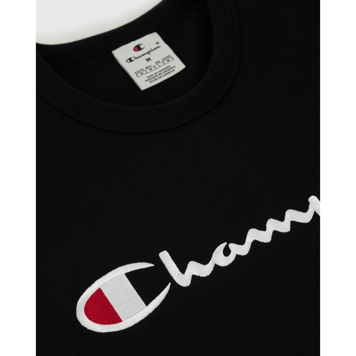 Tröja utan huva Herr Champion CREWNECK SWEATSHIRT 220254 NBK Svart - 3