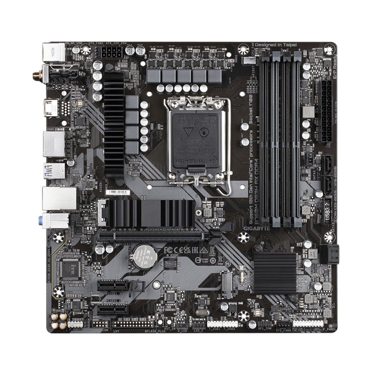 Moderkort Gigabyte B760M DS3H AX DDR4 INTEL B760 EXPRESS LGA 1700 DDR4