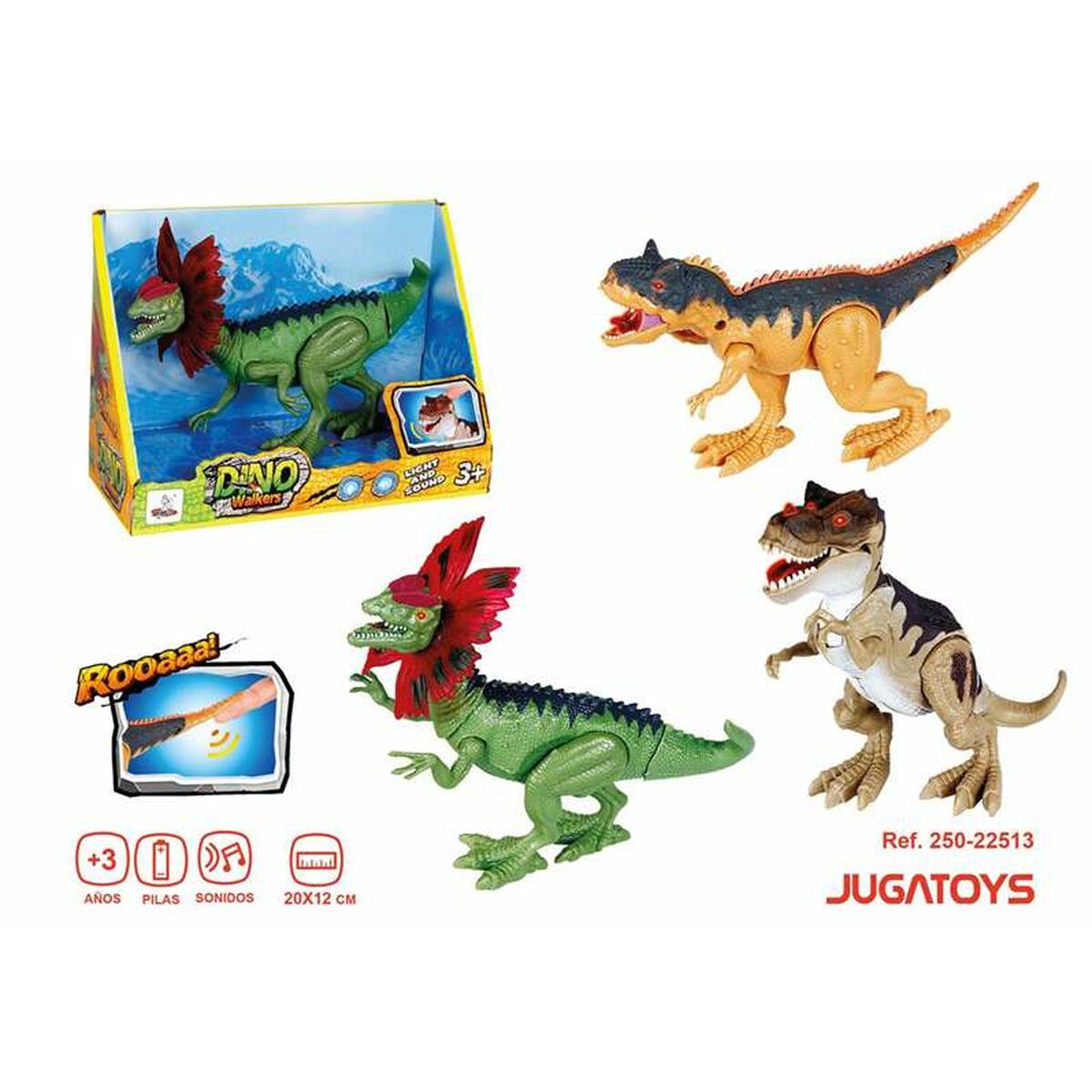 Dinosaurie Ljud 1 antal 20 x 12 cm - 2