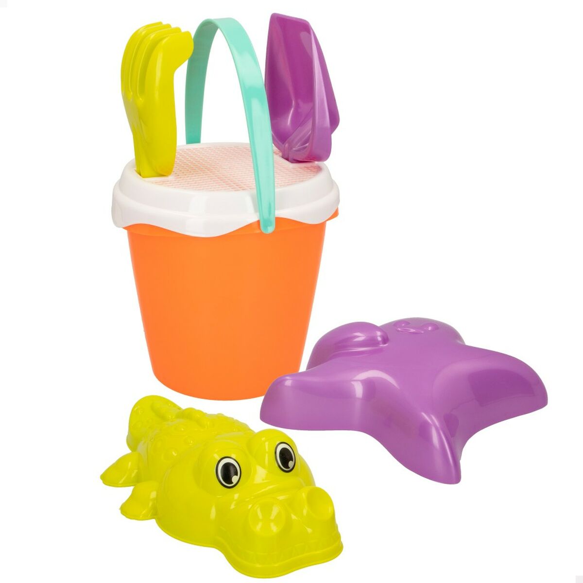 Strandleksaker set Colorbaby Ø 18 cm polypropen (15 antal) - 6