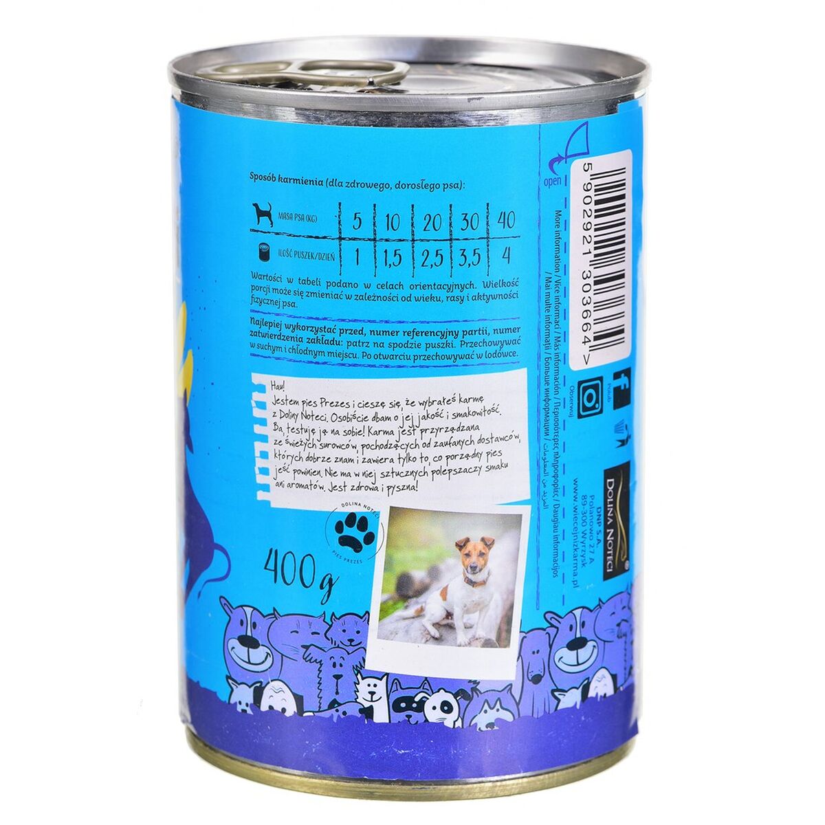 Våt mat Dolina Noteci Superfood Kalvkött Lamm 400 g - 2