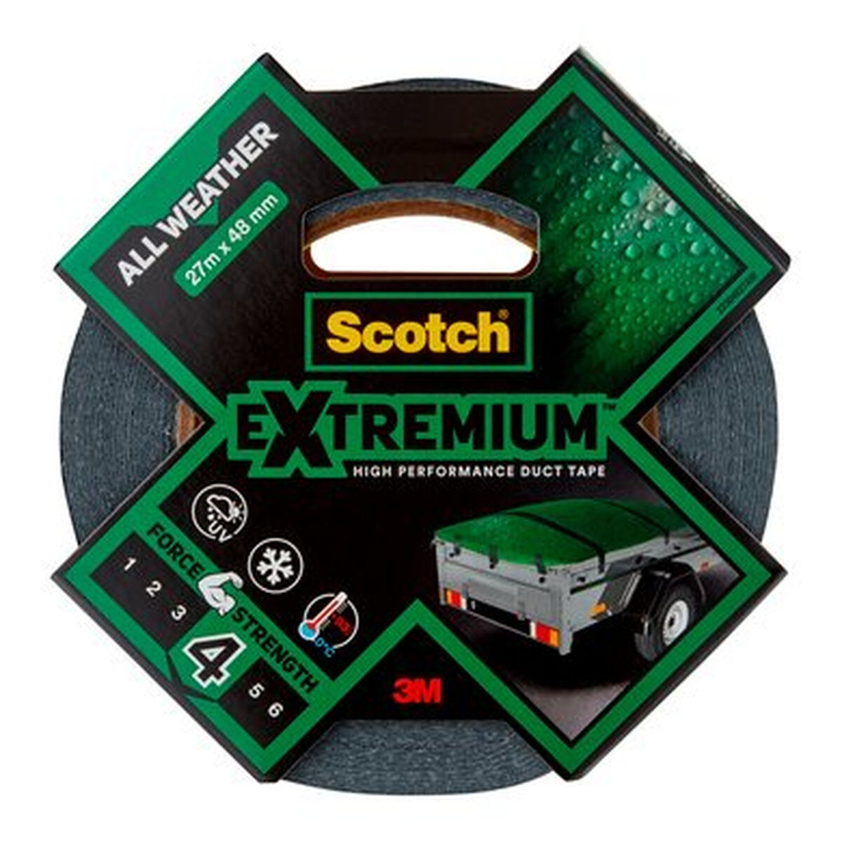 Silvertejp Scotch extremium 5 27,4 m x 48 mm Grå - 6
