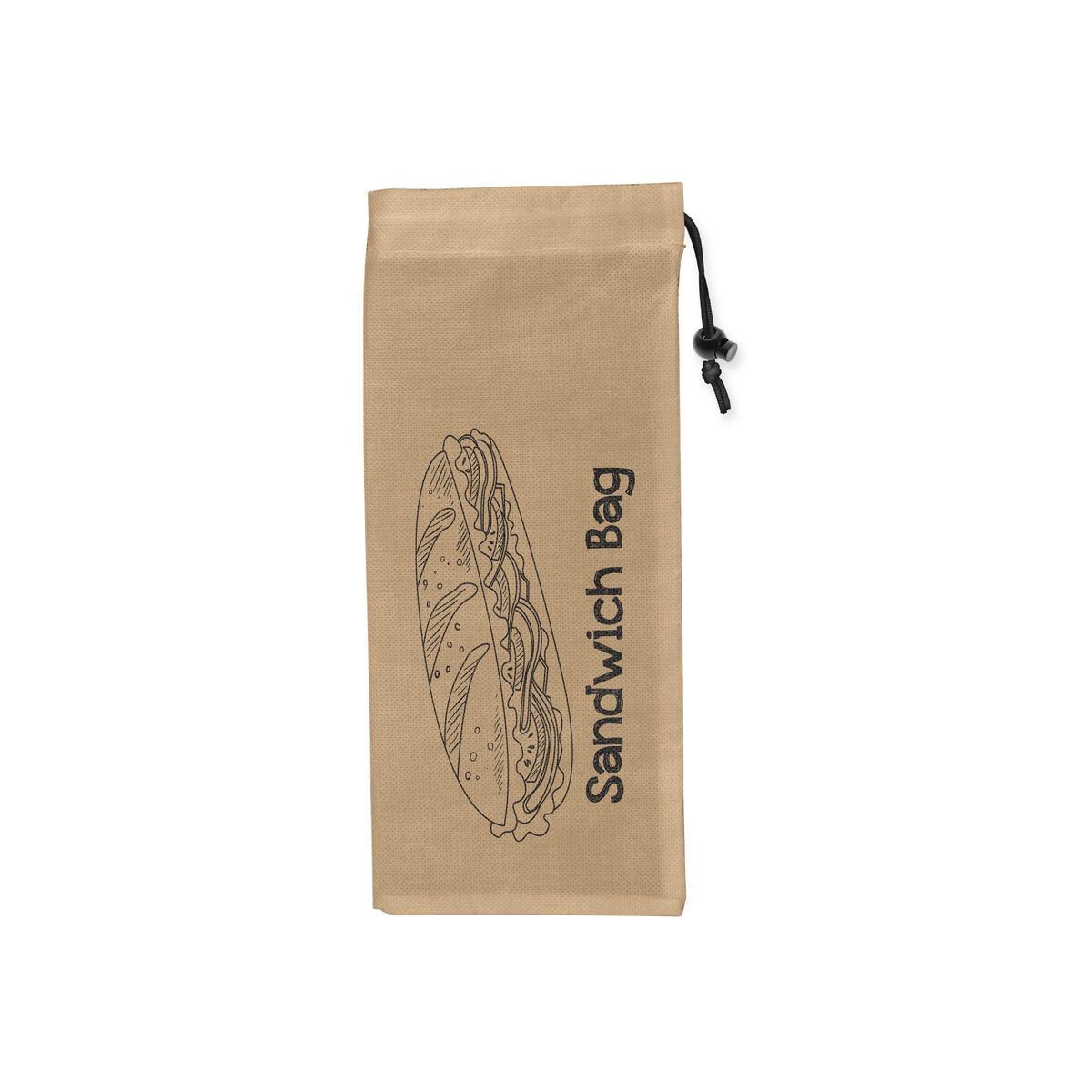 Set med återanvändningsbara livsmedelspåsar Quttin Lunchväska TNT (Non Woven) 3 Delar 13 x 30 cm (36 antal) - 4