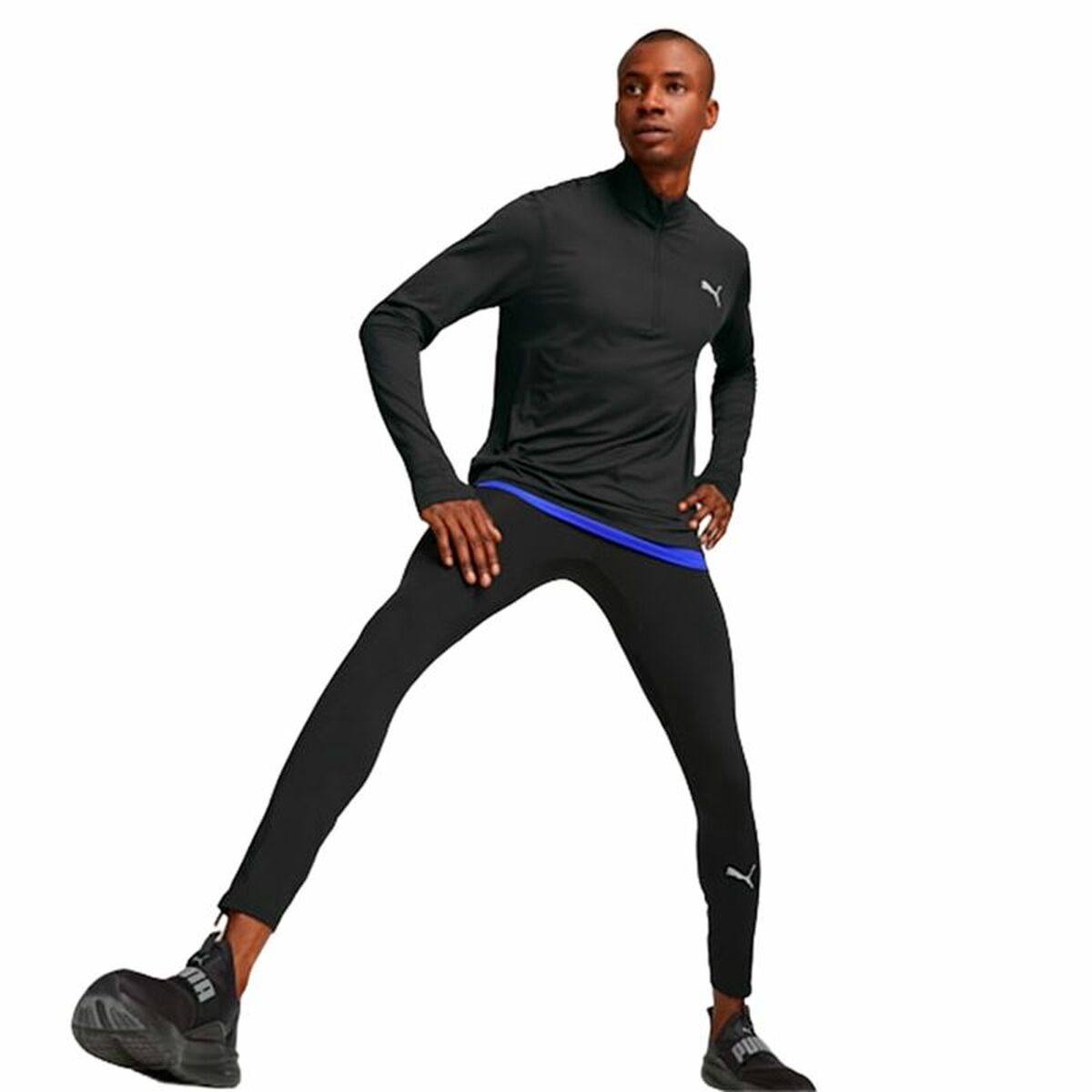 Sportleggings, Herr Puma Run Favorite Long Ti Svart - 3