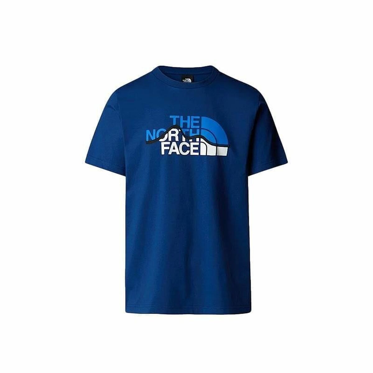 T-shirt med kortärm Herr The North Face Mountain Line Tee NF0A87NTD1R1 Blå