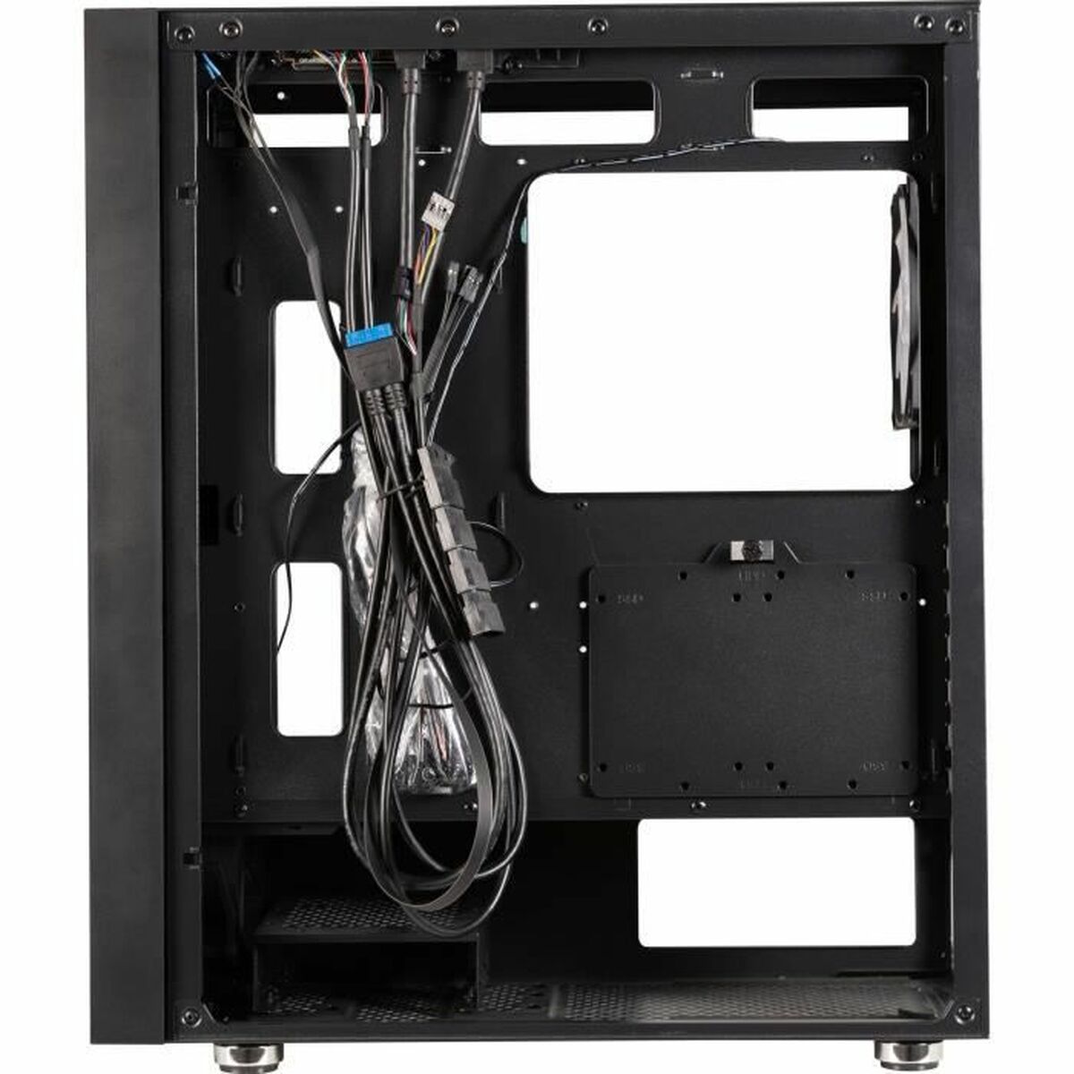 ATX Semitorn BitFenix Ares Svart - 3