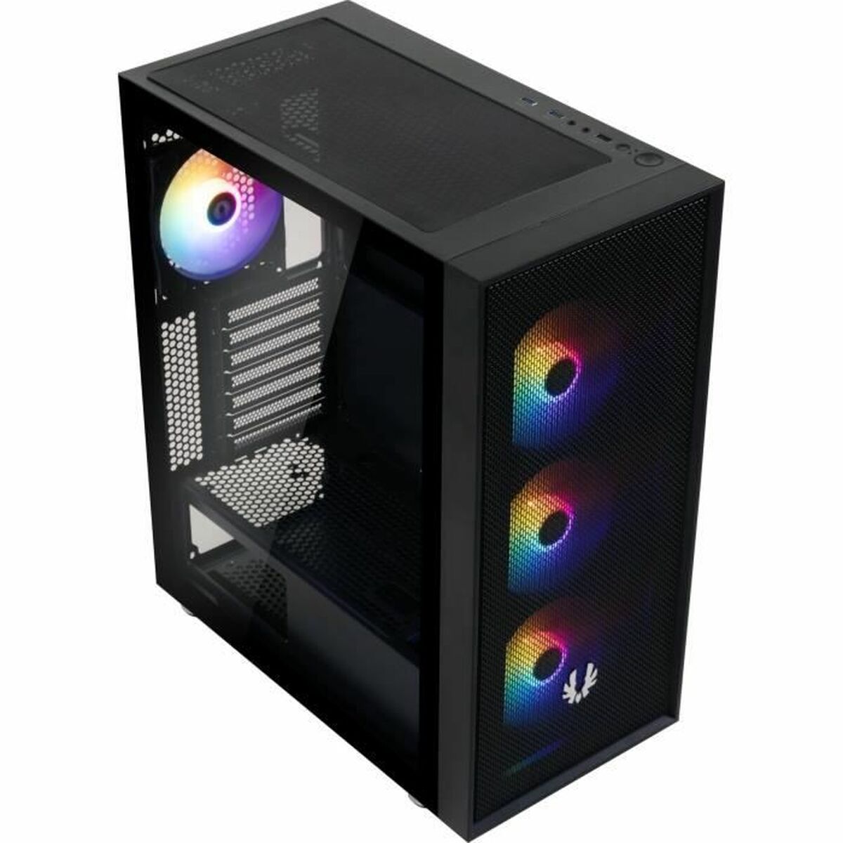 ATX Semitorn BitFenix Ares Svart - 2