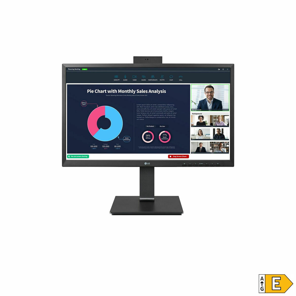 Monitor LG 24BP75CP-B Full HD 23,8" - 2