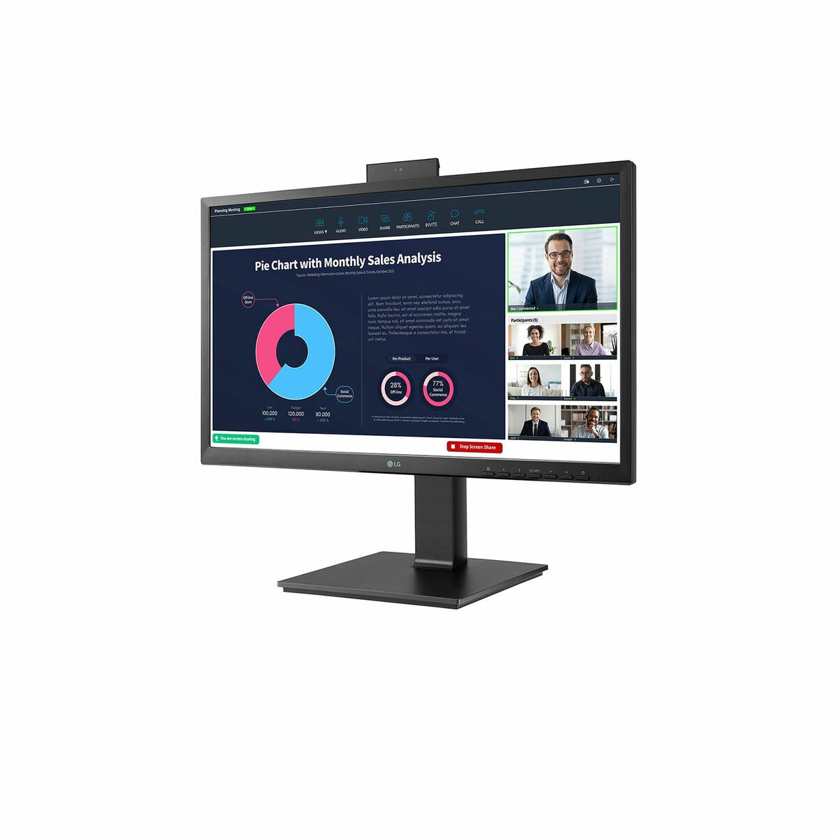 Monitor LG 24BP75CP-B Full HD 23,8" - 8