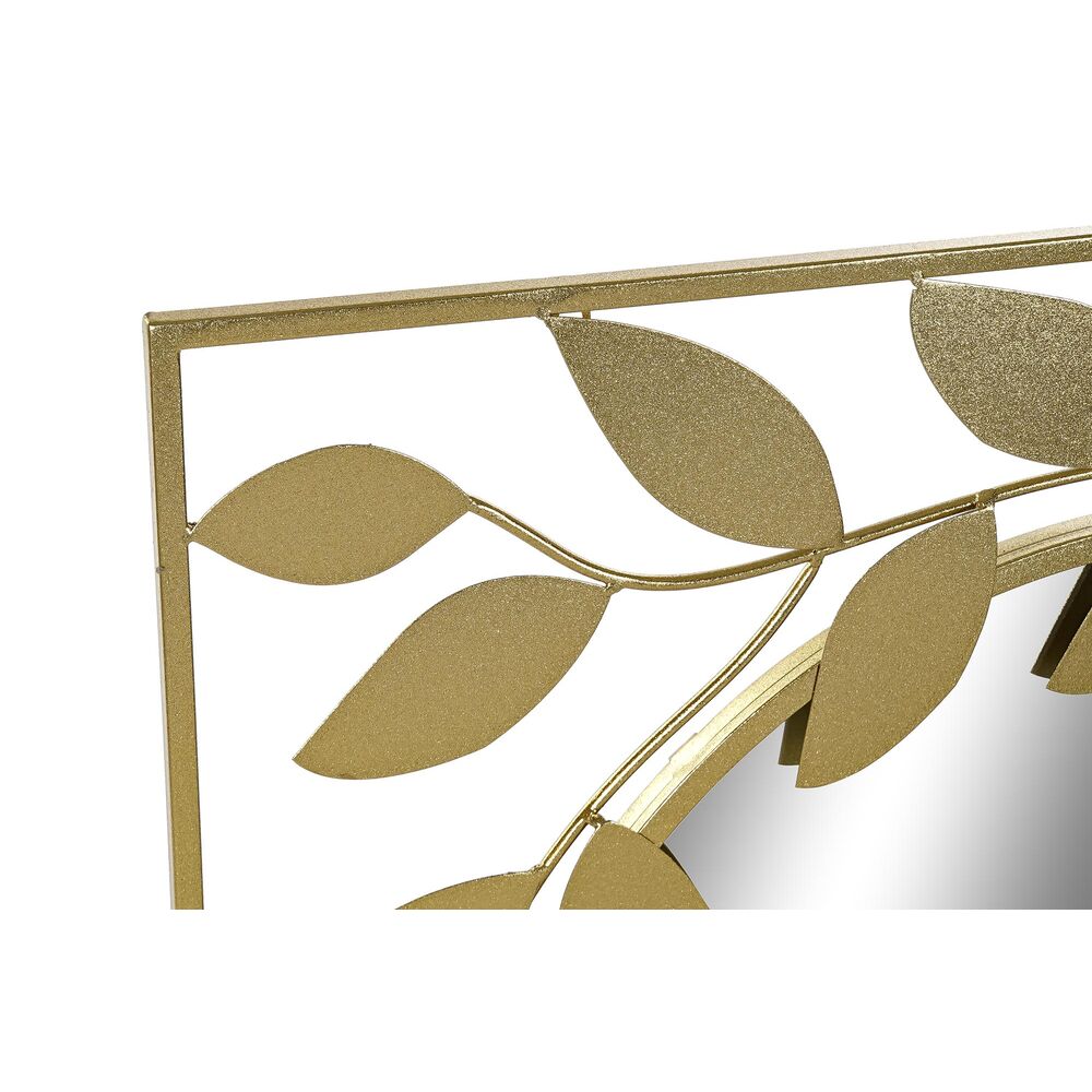 Väggspegel DKD Home Decor Gyllene Laurel 120 x 2,5 x 120 cm (120 Delar) - 2