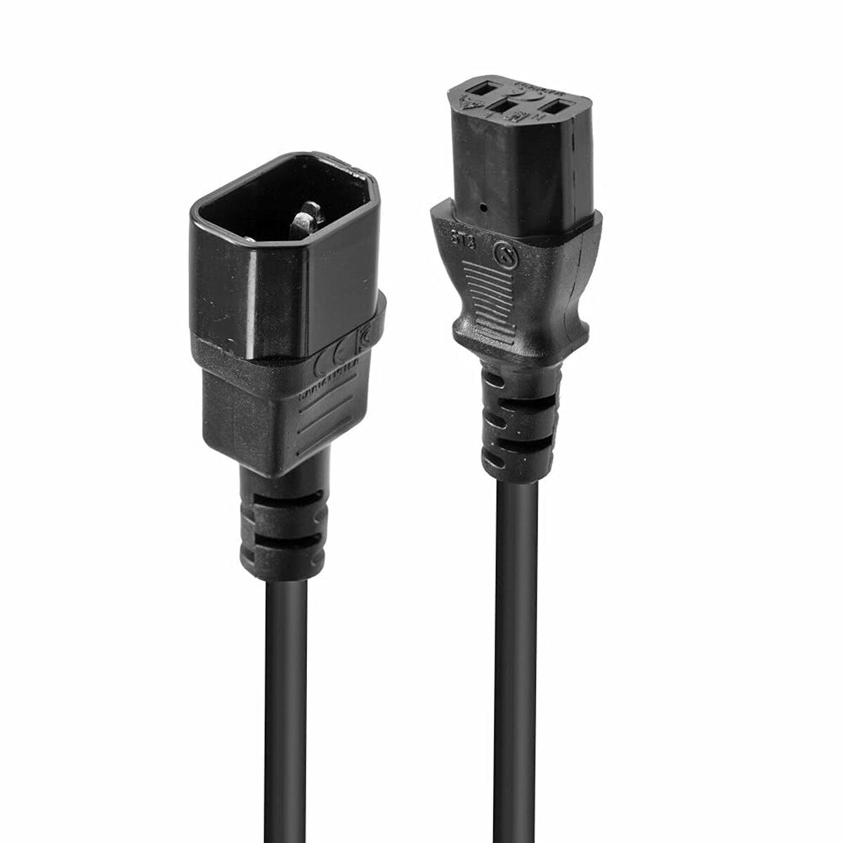 Elkabel C13 C14 LINDY 2 m Svart