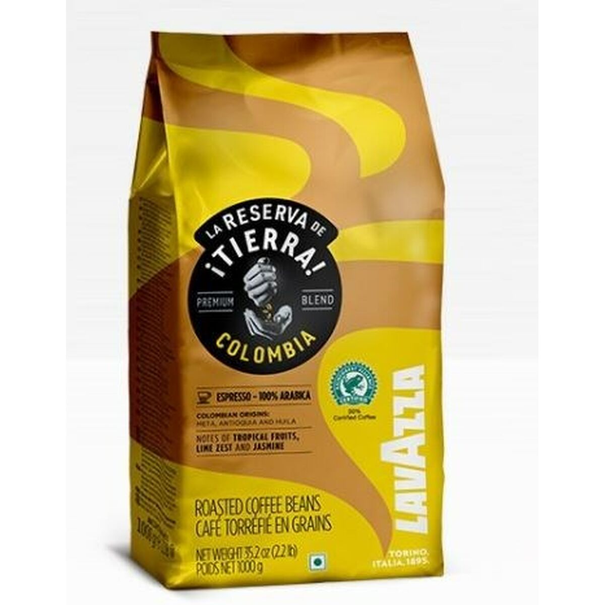 kaffebönor Lavazza Tierra Colombia Espresso 1 kg
