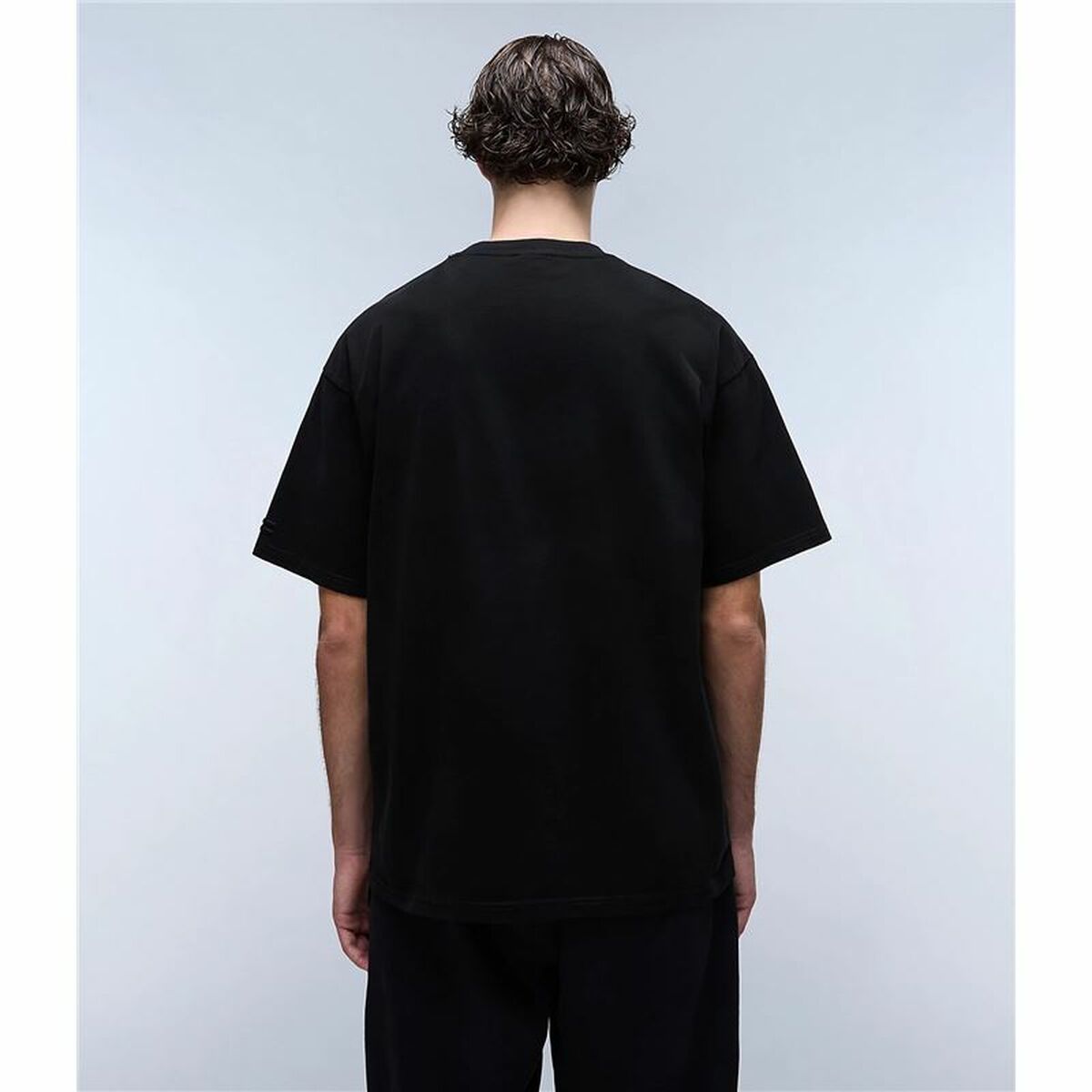 T-shirt med kortärm Herr Napapijri S-Premium Ss Svart - 5