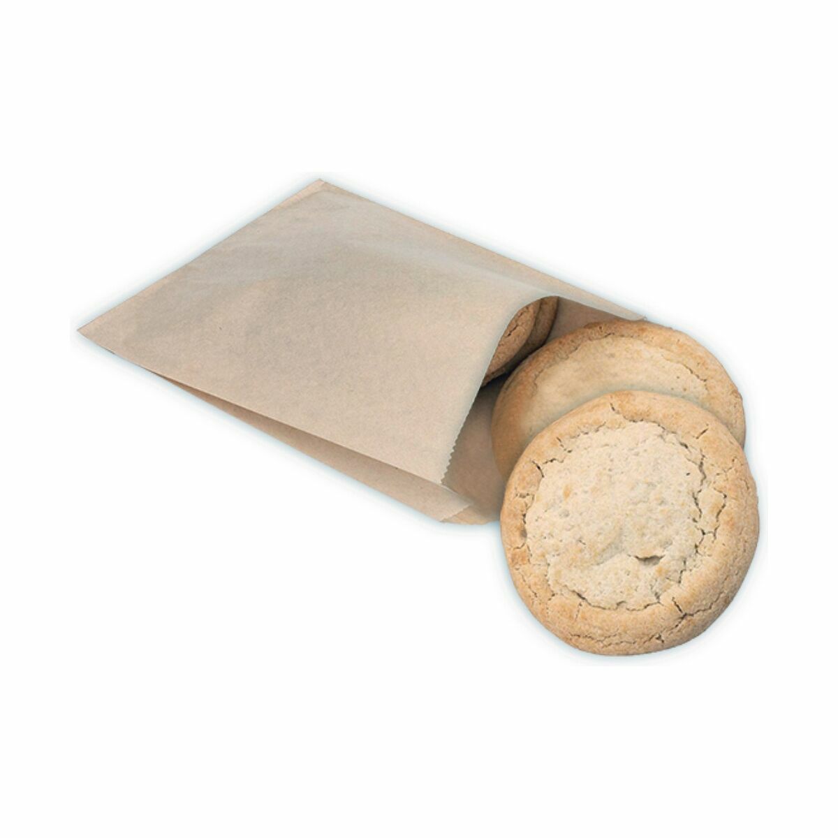 Återanvändbar matväska Algon kraftpapper 13 x 18 cm Engångsanvändning 25 Delar (36 antal) - 4