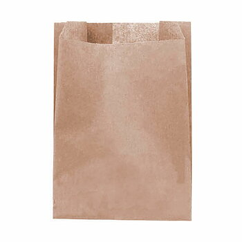 Återanvändbar matväska Algon kraftpapper 13 x 18 cm Engångsanvändning 25 Delar (36 antal)
