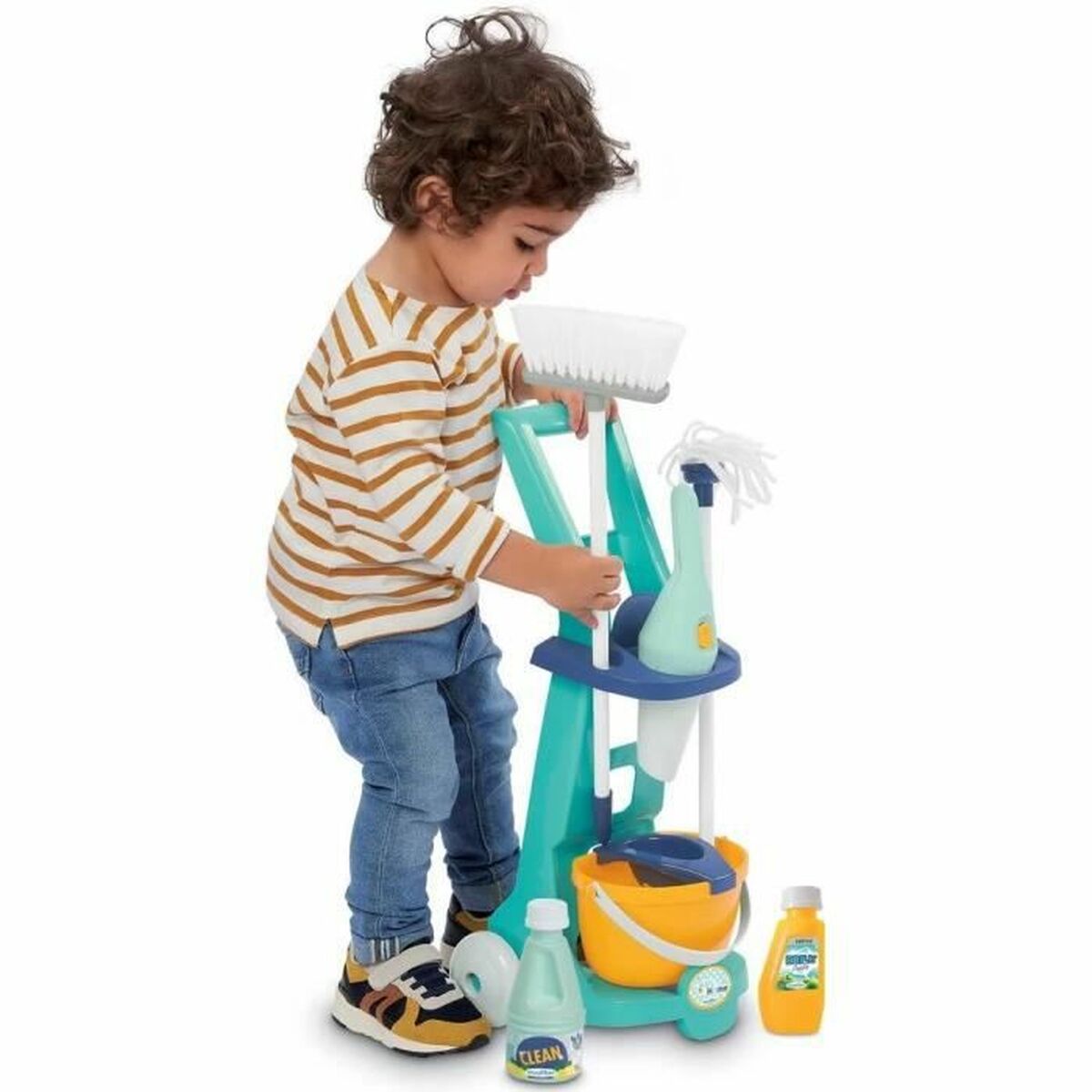 Rengörings & Lagrings-kit Ecoiffier Clean Home Leksaker 8 Delar - 4