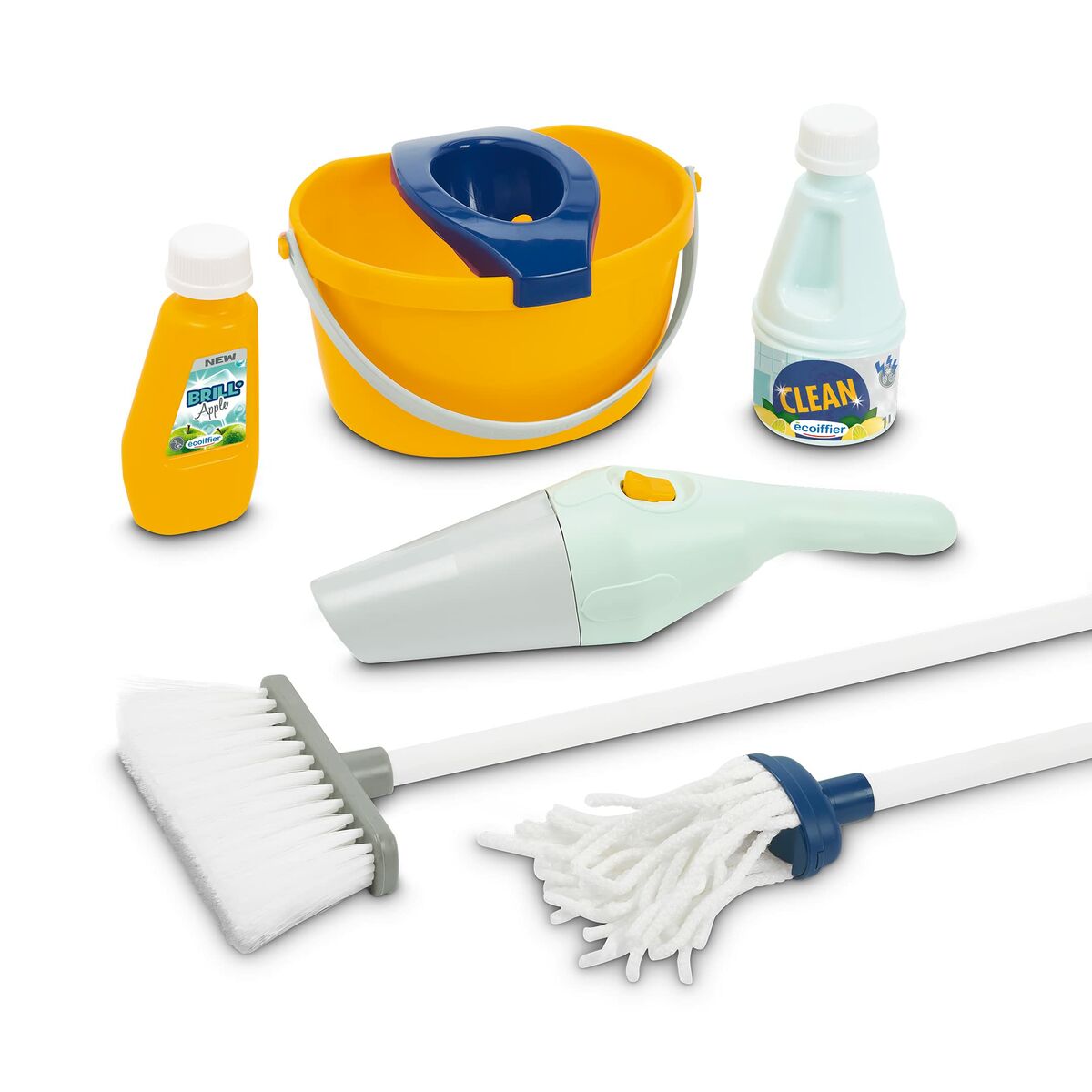 Rengörings & Lagrings-kit Ecoiffier Clean Home Leksaker 8 Delar - 3