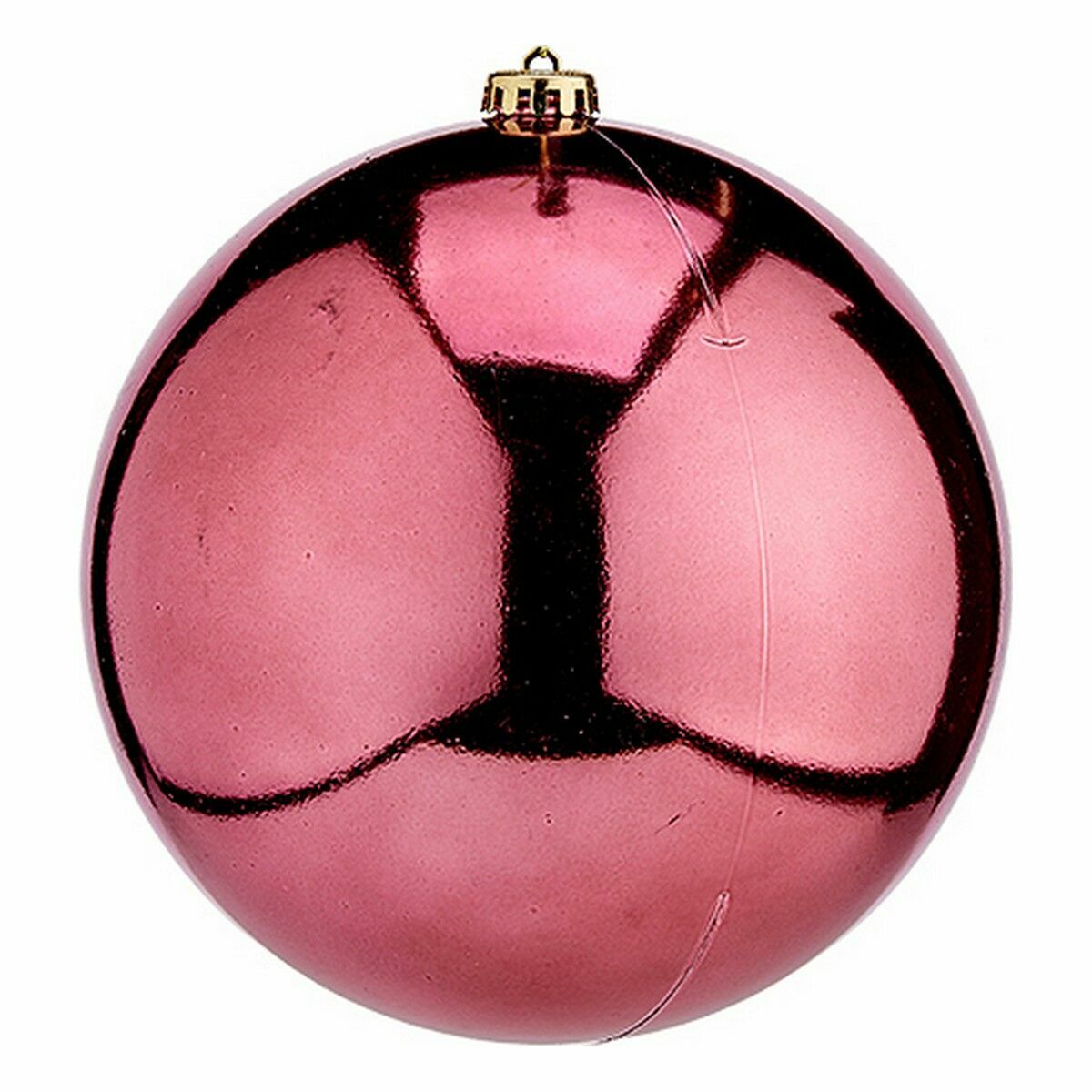 Julgranskula Krist+ Rosa Plast (12 antal) - 4