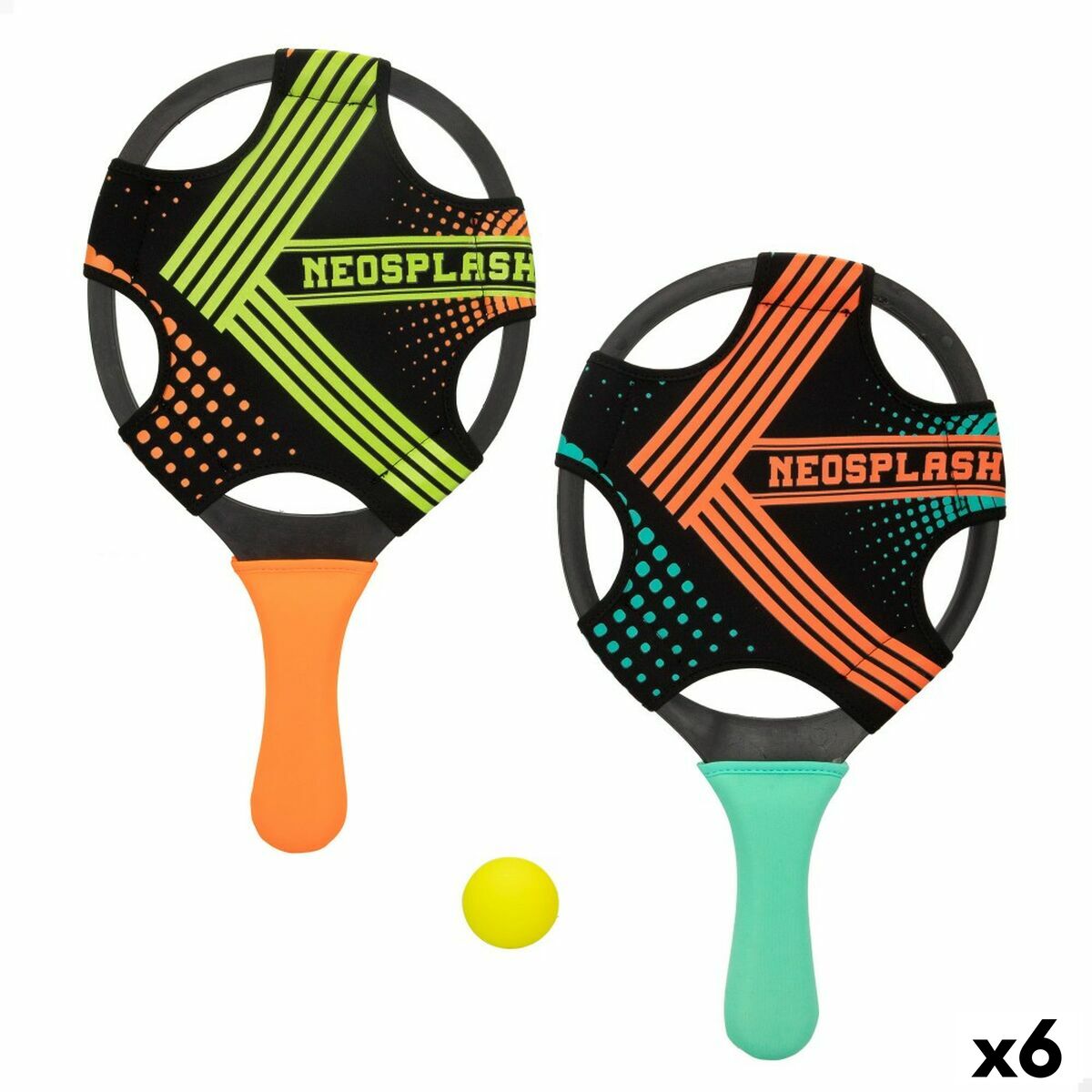 Strandspadar med boll Colorbaby Neopren Plast (6 antal) - 7