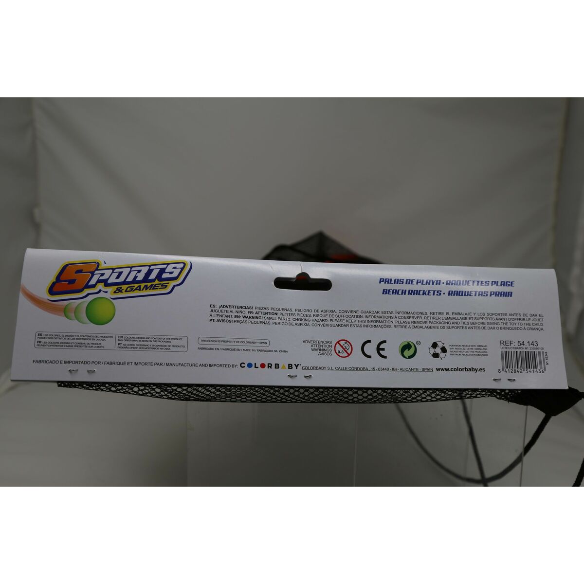 Strandspadar med boll Colorbaby Neopren Plast (6 antal) - 14