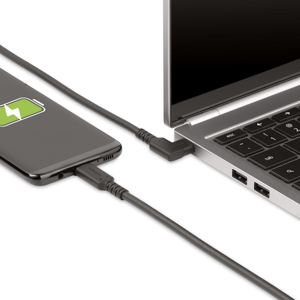 USB-C-kabel Startech RUSB31CC50CMBR Svart 50 cm - 7
