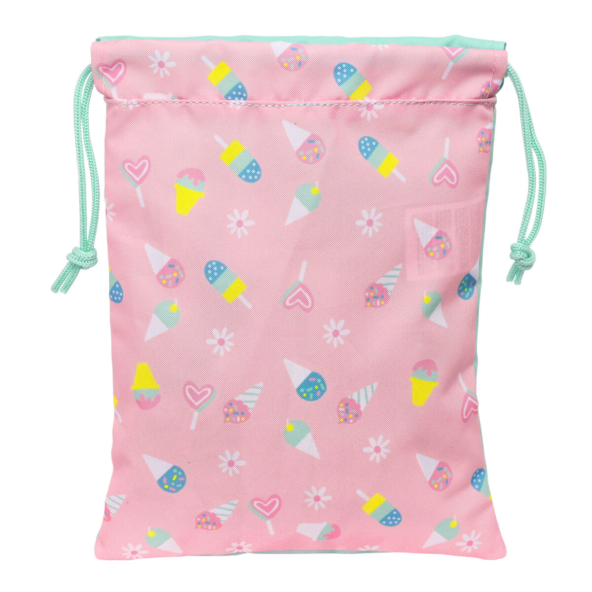 Lunchlåda Peppa Pig Ice cream Säck 20 x 25 x 1 cm Rosa Mint - 2