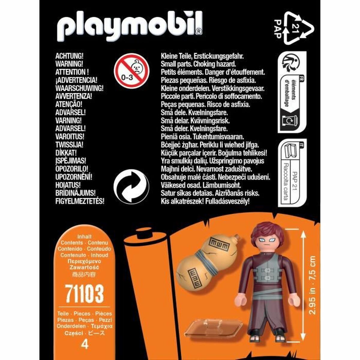 Figurer Playmobil Gaara 4 Delar - 2