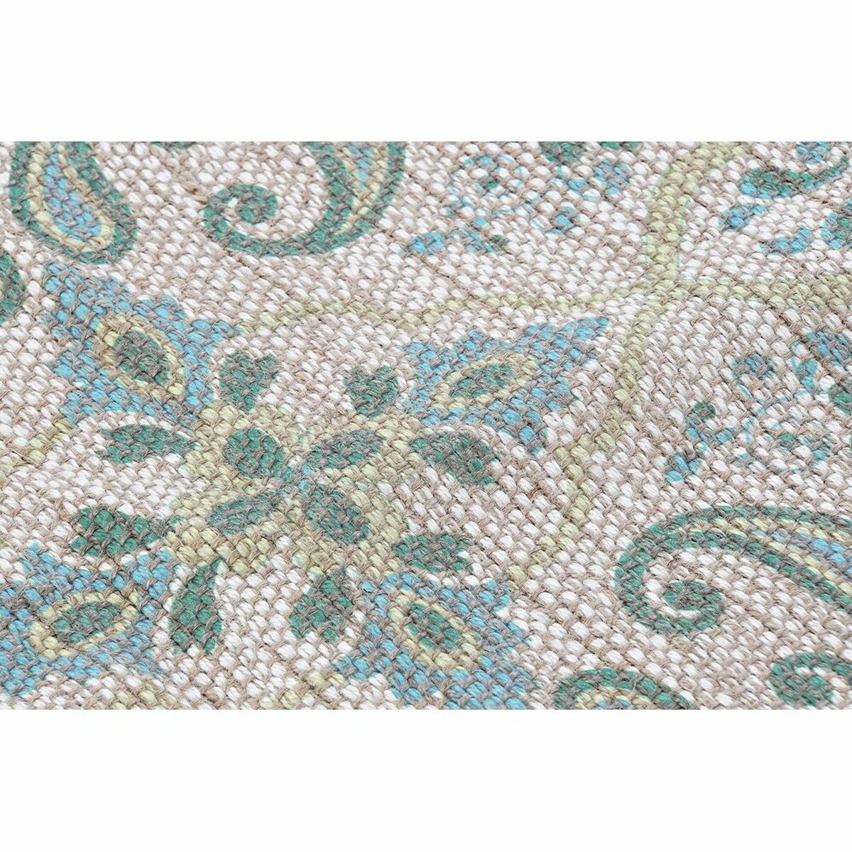 Matta DKD Home Decor 120 x 180 x 0,5 cm Röd Polyester Grön Arab (2 antal) - 12